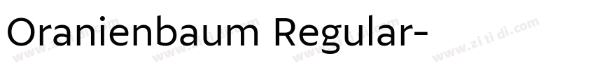 Oranienbaum Regular字体转换
